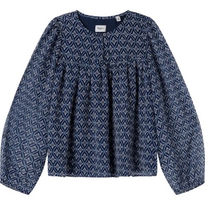 риза,с,дълъг,ръкав,детски,ризи,pepe,jeans,amelia,top,long,sleeve,shirt,blue
