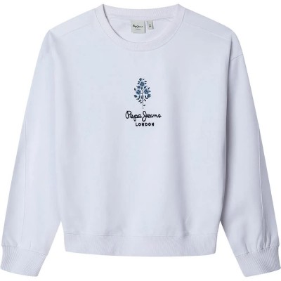 блуза,детски,блузи,pepe,jeans,arielle,sweatshirt,white,(white)