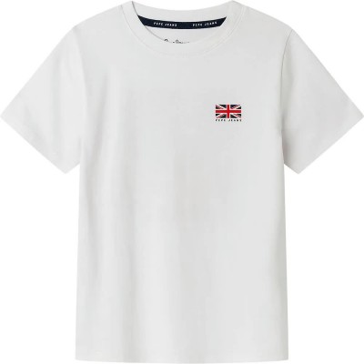 тениска,детски,тениски,pepe,jeans,arlo,short,sleeve,t,shirt,white,(white)