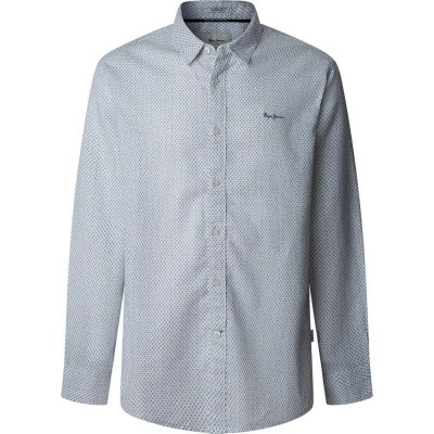 риза,с,дълъг,ръкав,мъжки,ризи,pepe,jeans,austin,long,sleeve,shirt,blue,(steel,blue)