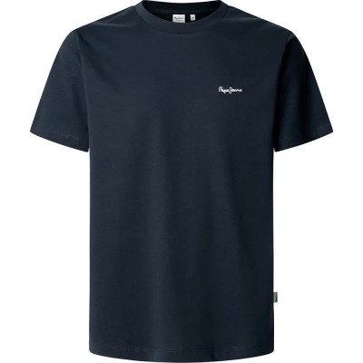 тениска,мъжки,тениски,pepe,jeans,back,clag,short,sleeve,t,shirt,dulwich,blue,(blue)