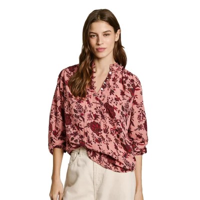 дамски,ризи,pepe,jeans,bella,3,4,sleeve,shirt,pink,(washed,pink)