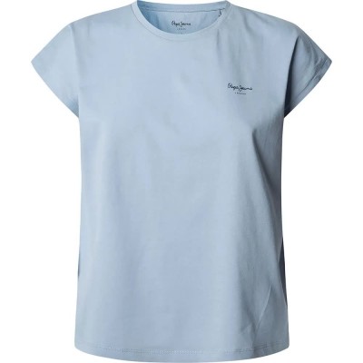 тениска,дамски,тениски,pepe,jeans,blooma,short,sleeve,t,shirt,dazed,blue,(blue)