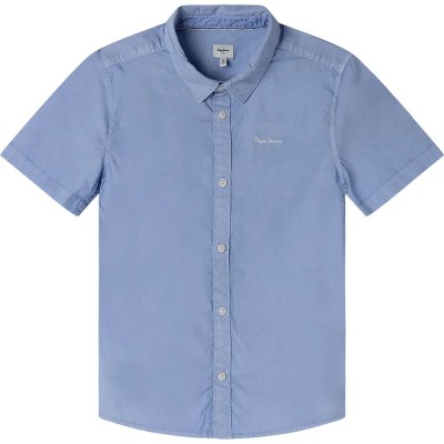 риза,с,къс,ръкав,детски,ризи,pepe,jeans,cabel,short,sleeve,shirt,blue,(azzurro,blue)