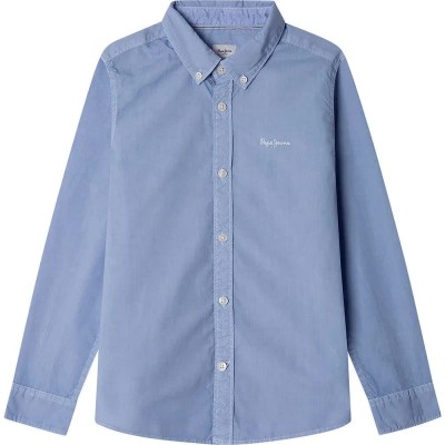 риза,с,дълъг,ръкав,детски,ризи,pepe,jeans,camdem,long,sleeve,shirt,azzurro,blue,(blue)