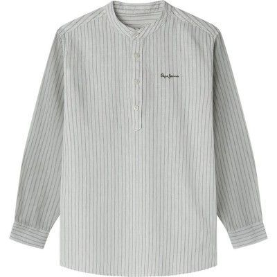 риза,с,дълъг,ръкав,детски,ризи,pepe,jeans,carter,long,sleeve,shirt,grey,(white)