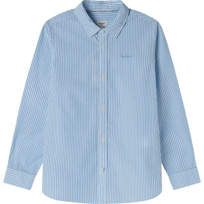 риза,с,дълъг,ръкав,детски,ризи,pepe,jeans,celso,long,sleeve,shirt,blue