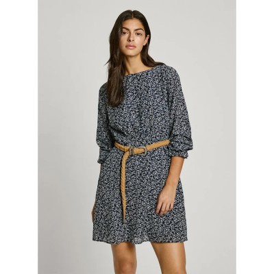 рокля,дамски,поли,и,рокли,pepe,jeans,cindy,long,sleeve,dress,blue,(dulwich,blue)