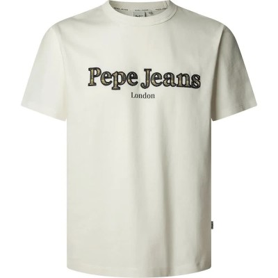 тениска,мъжки,тениски,pepe,jeans,danny,tee,short,sleeve,t,shirt,beige,(off,white)