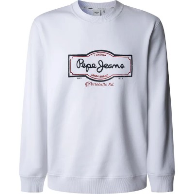 блуза,мъжки,пуловери,pepe,jeans,daxton,sweatshirt,white,(white)