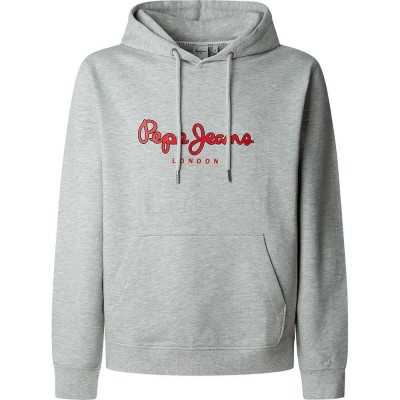 суичър,мъжки,пуловери,pepe,jeans,duke,hoodie,grey