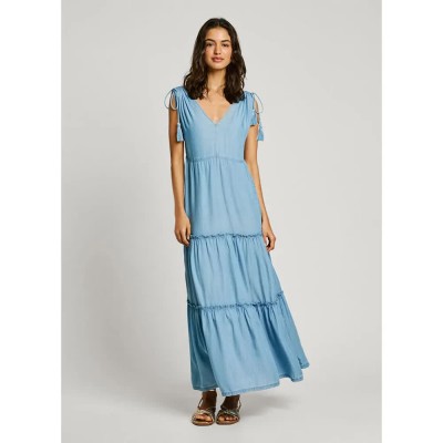 рокля,дамски,поли,и,рокли,pepe,jeans,effie,dress,blue
