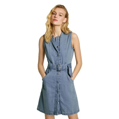 рокля,дамски,поли,и,рокли,pepe,jeans,elba,dress,blue,(denim,11.5oz,grey,blue,rigid,denim)