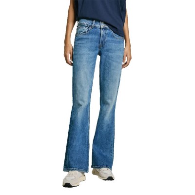 дамски,панталони,pepe,jeans,flare,jeans,blue,(denim,medium,blue,comfort,stretch)
