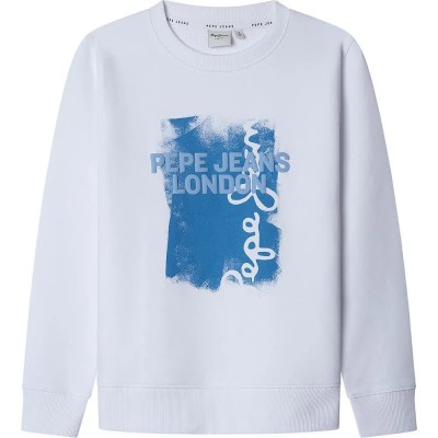 блуза,детски,блузи,pepe,jeans,jude,sweatshirt,white