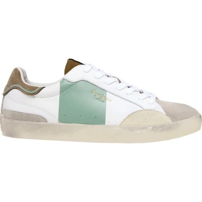 маратонки,мъжки,маратонки,pepe,jeans,lane,logo,trainers,white