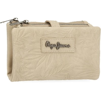 портфейли,и,портмонета,pepe,jeans,jana,purse,woman,wallet,beige,(mousse,white)