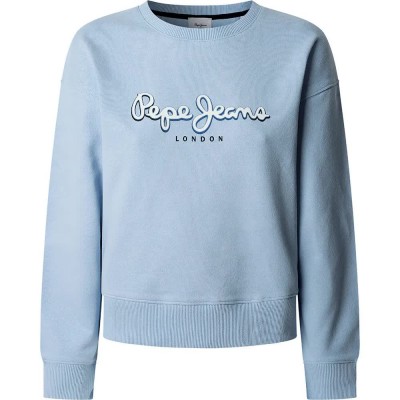 блуза,дамски,блузи,pepe,jeans,maddy,sweatshirt,blue