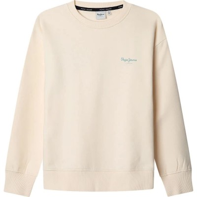 блуза,детски,блузи,pepe,jeans,luke,sweatshirt,beige,(oyster,white)