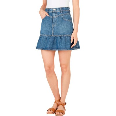 пола,дамски,поли,и,рокли,pepe,jeans,mini,skirt,blue