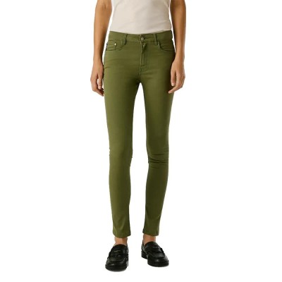панталони,дамски,панталони,pepe,jeans,mid,rise,skinny,thelma,pants,khaki,green