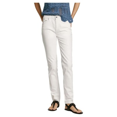 панталони,дамски,панталони,pepe,jeans,mid,rise,skinny,thelma,pants,white