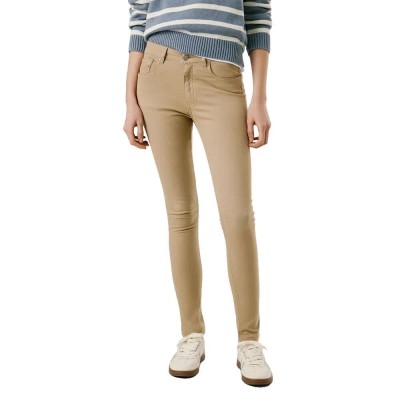 панталони,дамски,панталони,pepe,jeans,mid,rise,skinny,thelma,pants,beige,(stone,beige)