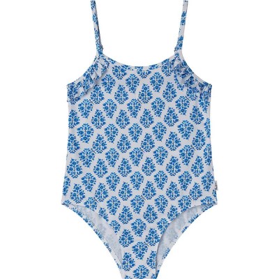 бански,костюм,детски,бански,костюми,pepe,jeans,multi,fl,frill,swimsuit,blue,(sky,blue)