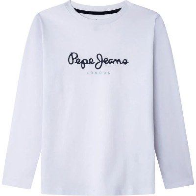 тениска,детски,тениски,pepe,jeans,new,herman,nn,long,sleeve,t,shirt,white,(white)