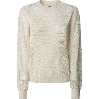 блуза,дамски,пуловери,дамски,плетени,дрехи,pepe,jeans,pax,sweater,beige,(mousse,white)