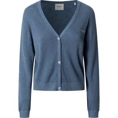 жилетка,дамски,пуловери,дамски,плетени,дрехи,pepe,jeans,otin,cardigan,blue