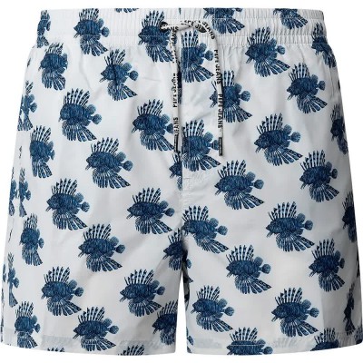 бански,гащета,мъжки,бански,костюми,pepe,jeans,pinfish,swimming,shorts,white,(white)