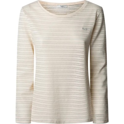 тениска,мъжки,тениски,дамски,тениски,pepe,jeans,rady,long,sleeve,t,shirt,beige,(mousse,white)