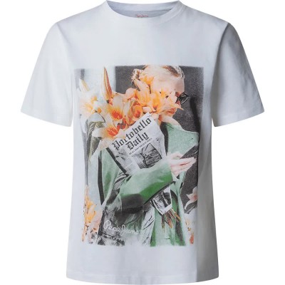 тениска,мъжки,тениски,дамски,тениски,pepe,jeans,rebecca,short,sleeve,t,shirt,white,(white)