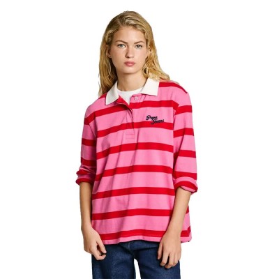 блуза,дамски,блузи,pepe,jeans,rhonda,sweatshirt,red,(pink)