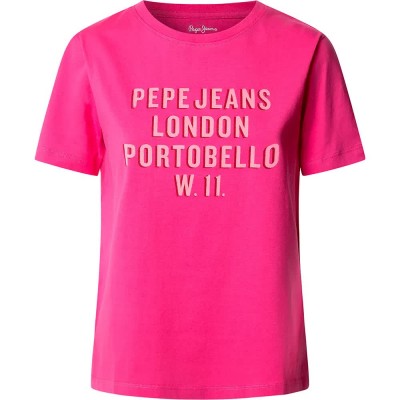 тениска,мъжки,тениски,дамски,тениски,pepe,jeans,ruby,short,sleeve,t,shirt,pink,(fuchsia)