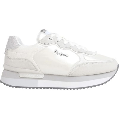 маратонки,дамски,маратонки,pepe,jeans,rusper,shine,trainers,white,(white)