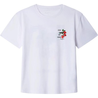 тениска,детски,тениски,pepe,jeans,sandre,short,sleeve,t,shirt,white,(white)