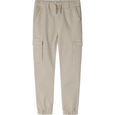 панталони,детски,панталони,pepe,jeans,slim,gymdigo,cargo,pants,beige,(stucco,white)
