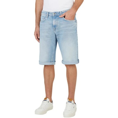 къси,панталони,мъжки,панталони,pepe,jeans,straight,cash,denim,shorts,blue,(denim,light,used)