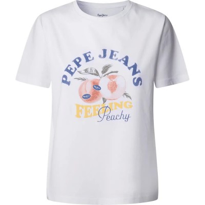тениска,дамски,тениски,pepe,jeans,venusa,short,sleeve,t,shirt,white,(white)