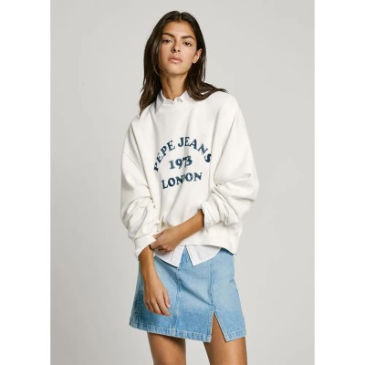 блуза,дамски,блузи,pepe,jeans,venus,sweatshirt,white