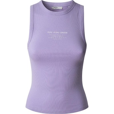 тениска,дамски,тениски,pepe,jeans,viv,sleeveless,t,shirt,lilac,(purple)