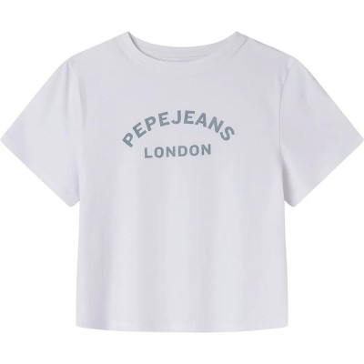 тениска,детски,тениски,pepe,jeans,zoe,short,sleeve,t,shirt,white