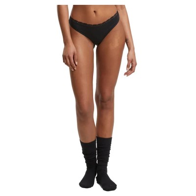 дамско,бельо,дамски,бикини,и,танкини,urban,classics,basic,cotton,lace,thong,5,units,black