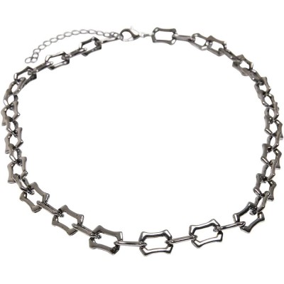 бижутерия,urban,classics,chunky,chain,necklace,antique,silver,(silver)