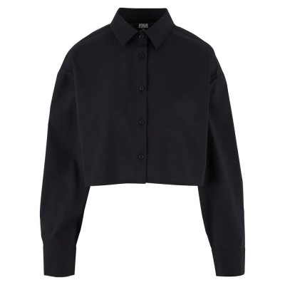 дамски,блузи,дамски,ризи,urban,classics,cropped,oversize,blouse,black,(black)