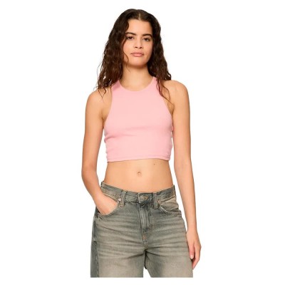 потник,дамски,топове,urban,classics,cropped,rib,sleeveless,top,2,units,lemonade,pink,white,(pink)