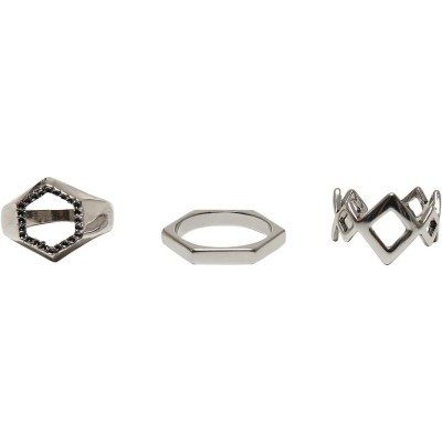 бижутерия,urban,classics,graphic,ring,3,units,silver,(silver)