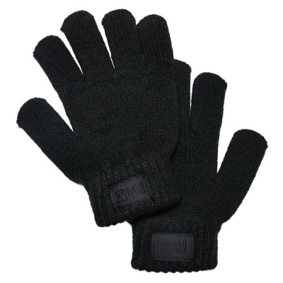 ръкавици,ръкавици,шапки,и,шалове,urban,classics,knit,jr,gloves,black,(black)